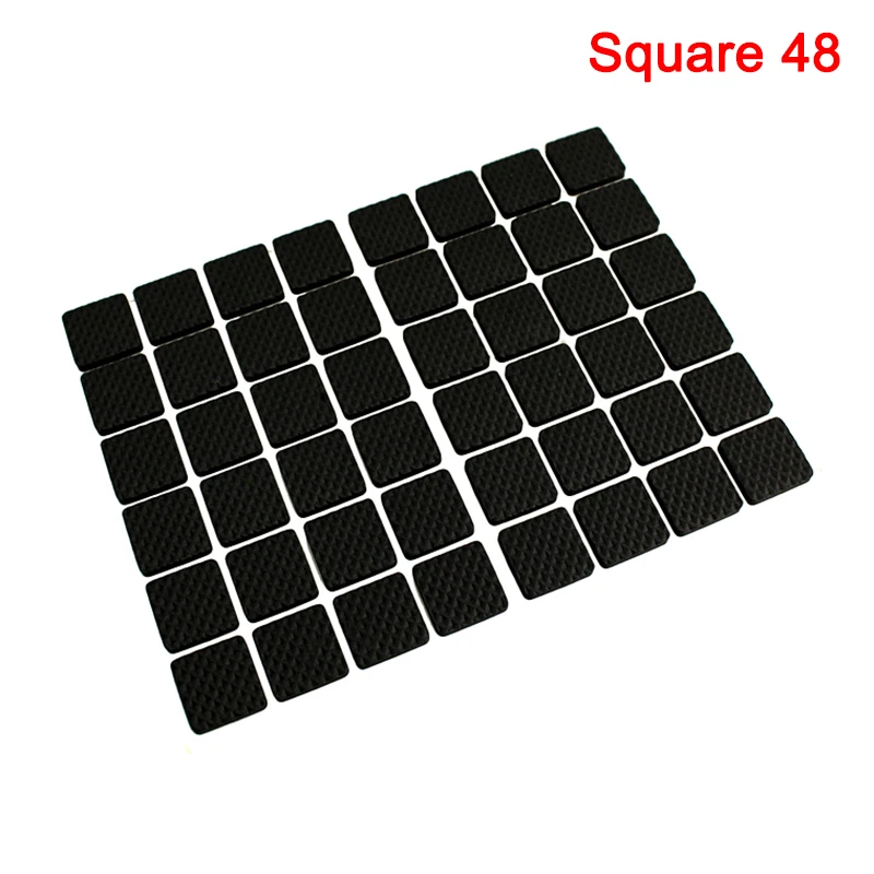 Square 48 Многофункциональные защитные ножки для мебели, набор для защиты ног для стула стола HYD88 - Цвет: Square 48