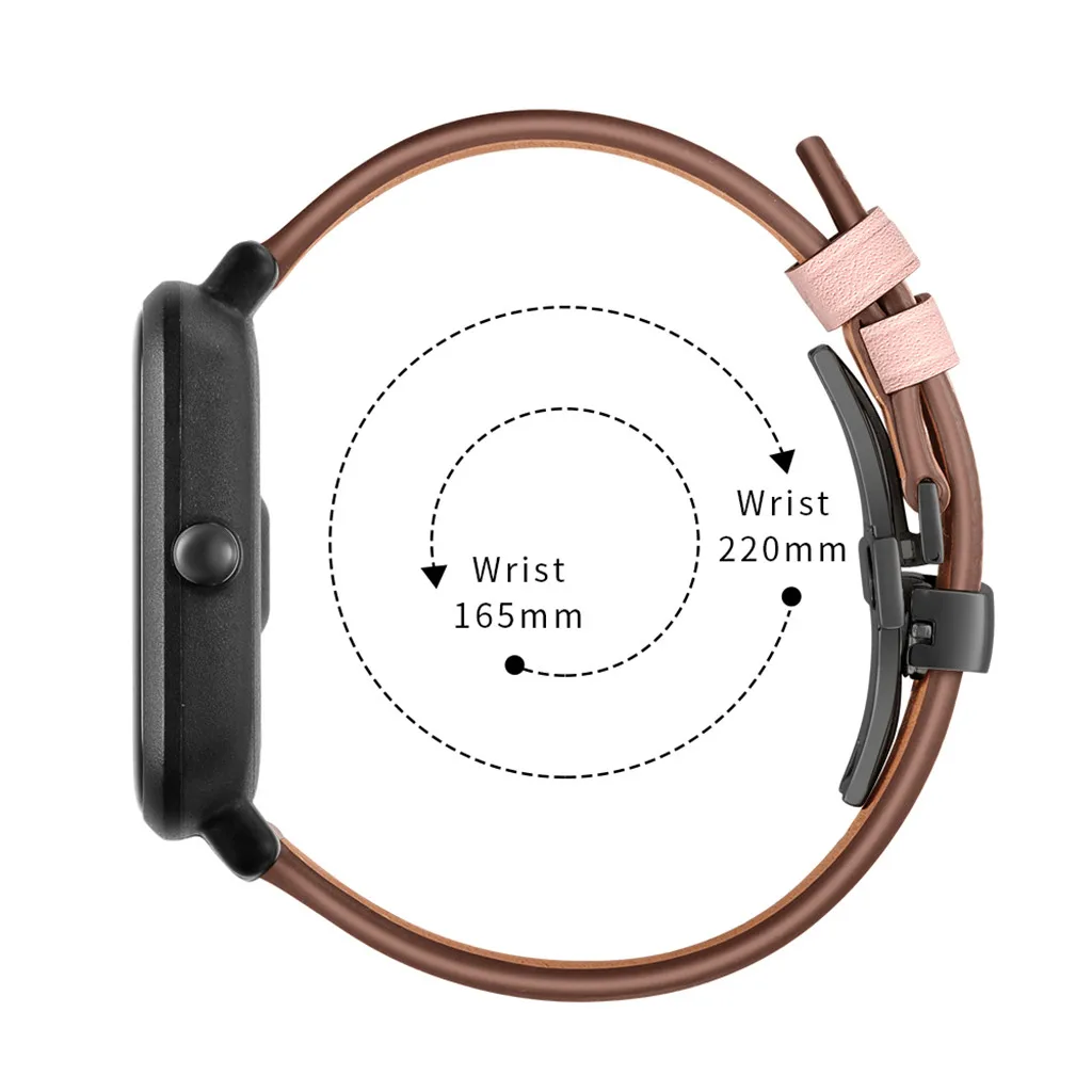 QuickRelease мягкий Премиум кожаный ремешок сменный ремешок для Huami Amazfit Bip браслет ремешок фитнес-трекер# G20