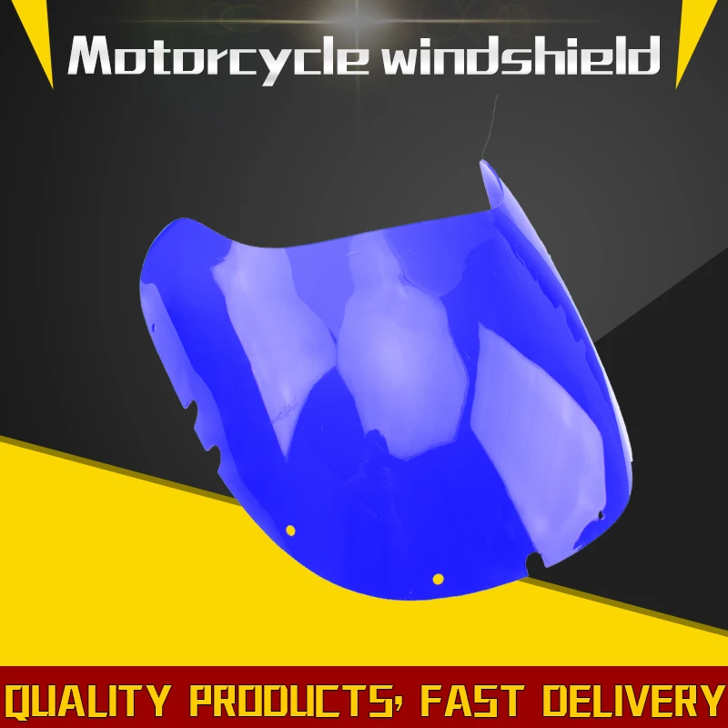 Лобовое стекло лобового стекла обтекатель для Yamaha FZR250 250 FZR Big Ban 3LH 3XH 3HX 3LN 1986 1987 1989 аксессуары для мотоциклов - Цвет: 1pcs Blue