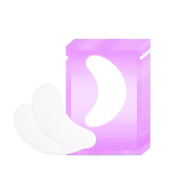 

50 Pairs Grafting Eyelash Eye Patch Nonwoven Collagen Hydrogel individual eyelashs Under Eyelid Isolation Sticker Gasket