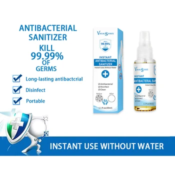 

10PC 30ml Nano Silver Ion Disinfection Spray Antibacterial Non-alcoholic Personal Hygiene Cleaning Supplies Hand Sanitizer Spray