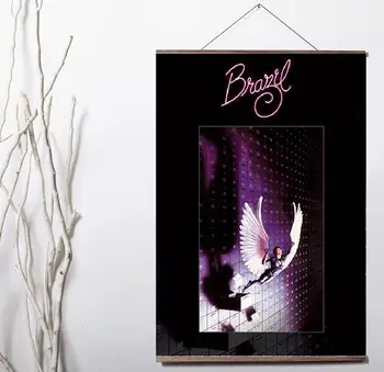 

BRAZIL TEXTLESS MOVIE Art Canvas print poster painting with solid wood