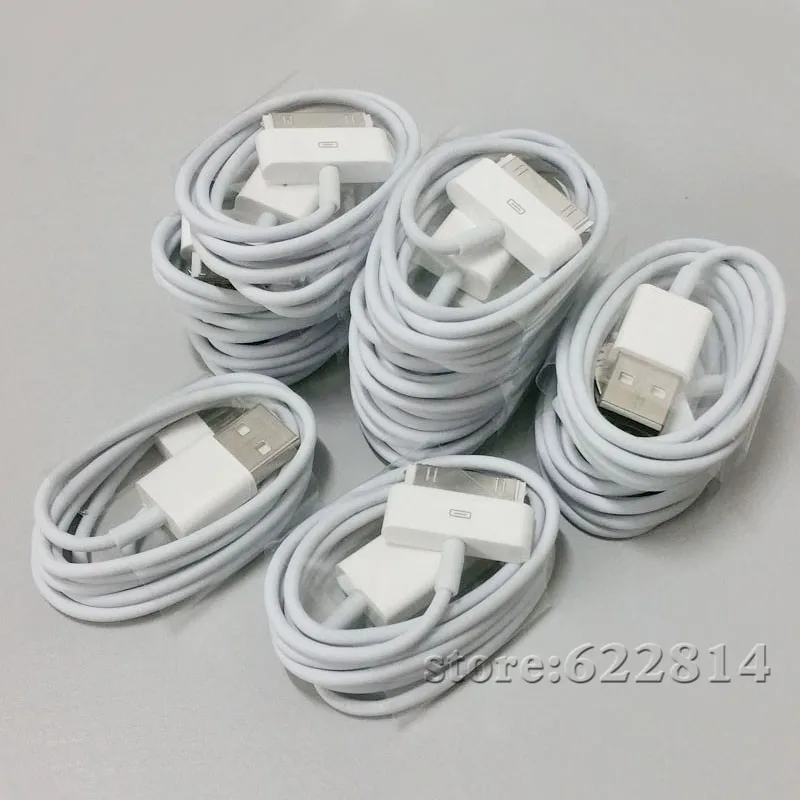 

10pcs/lot hight quality usb cable date line for iPhone3 3gs 4g 4s charge port flex tail cable