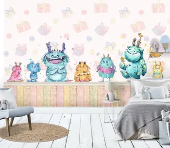 

[Self-Adhesive] 3D Cartoon Animal WG328 Wall Paper mural Wall Print Decal Wall Murals Belly