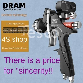 Online Car Top Paint Spray Gun Paint Pneumatic Spray Gun On Pot High Atomization Water-based Paint Oily Paint Spray Gun