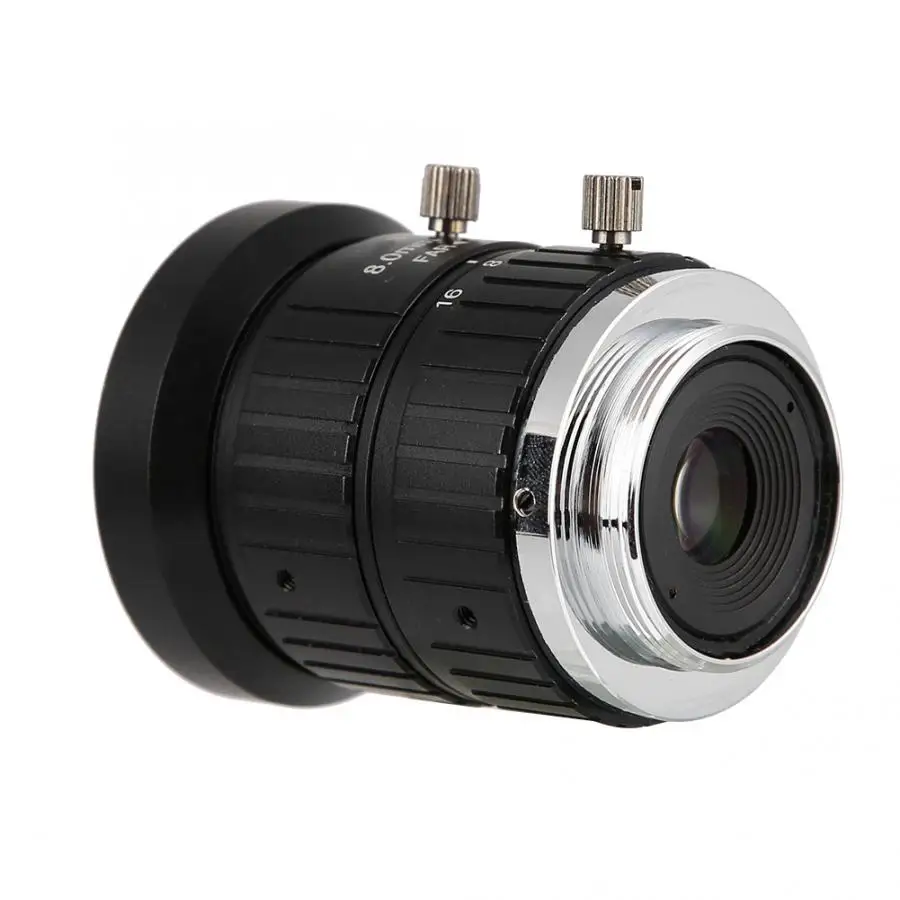 5MP HD объектив камеры 8 мм фокусное расстояние Ручная настройка апертуры C Mount видеонаблюдения