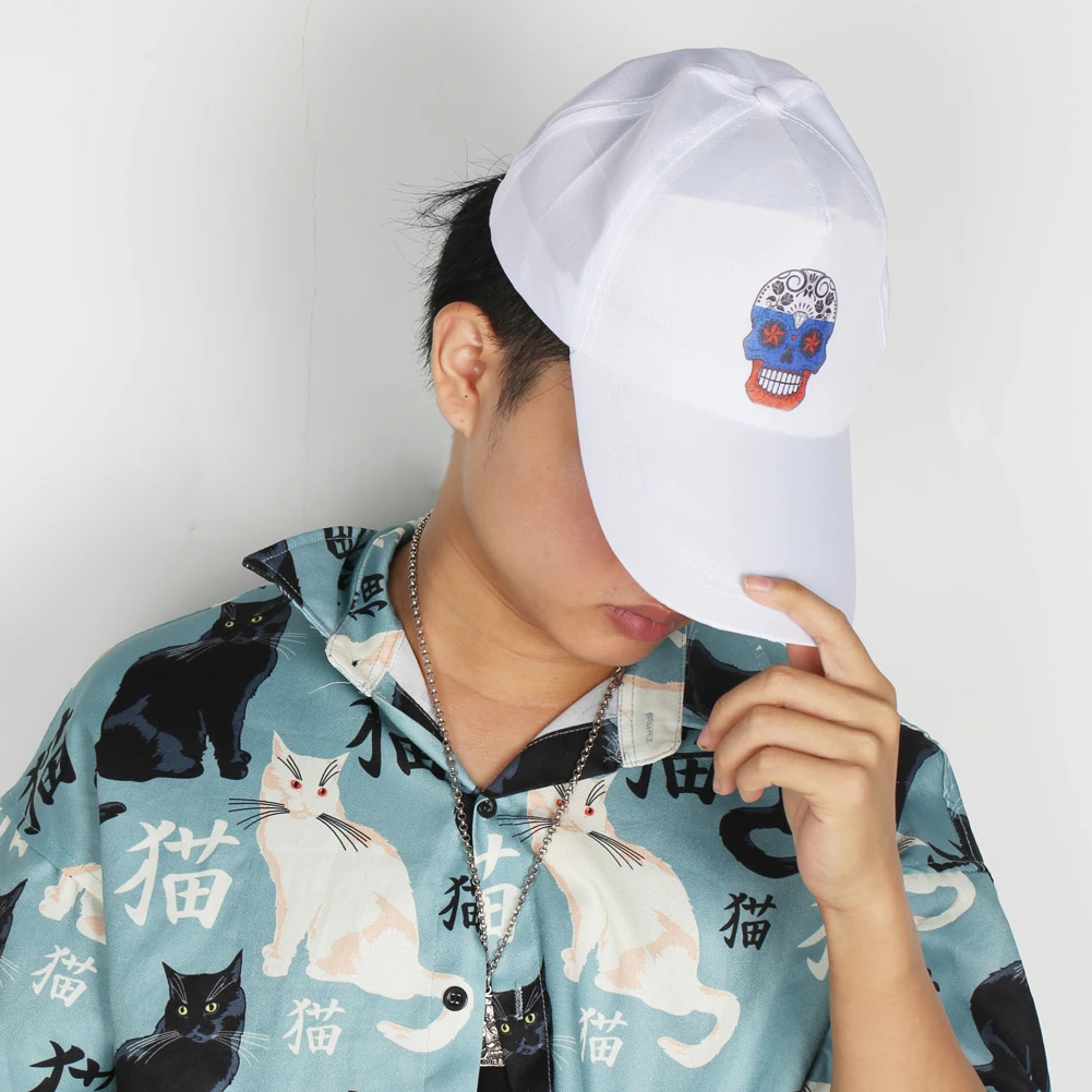 Baseball Cap Cotton Russian Flag 