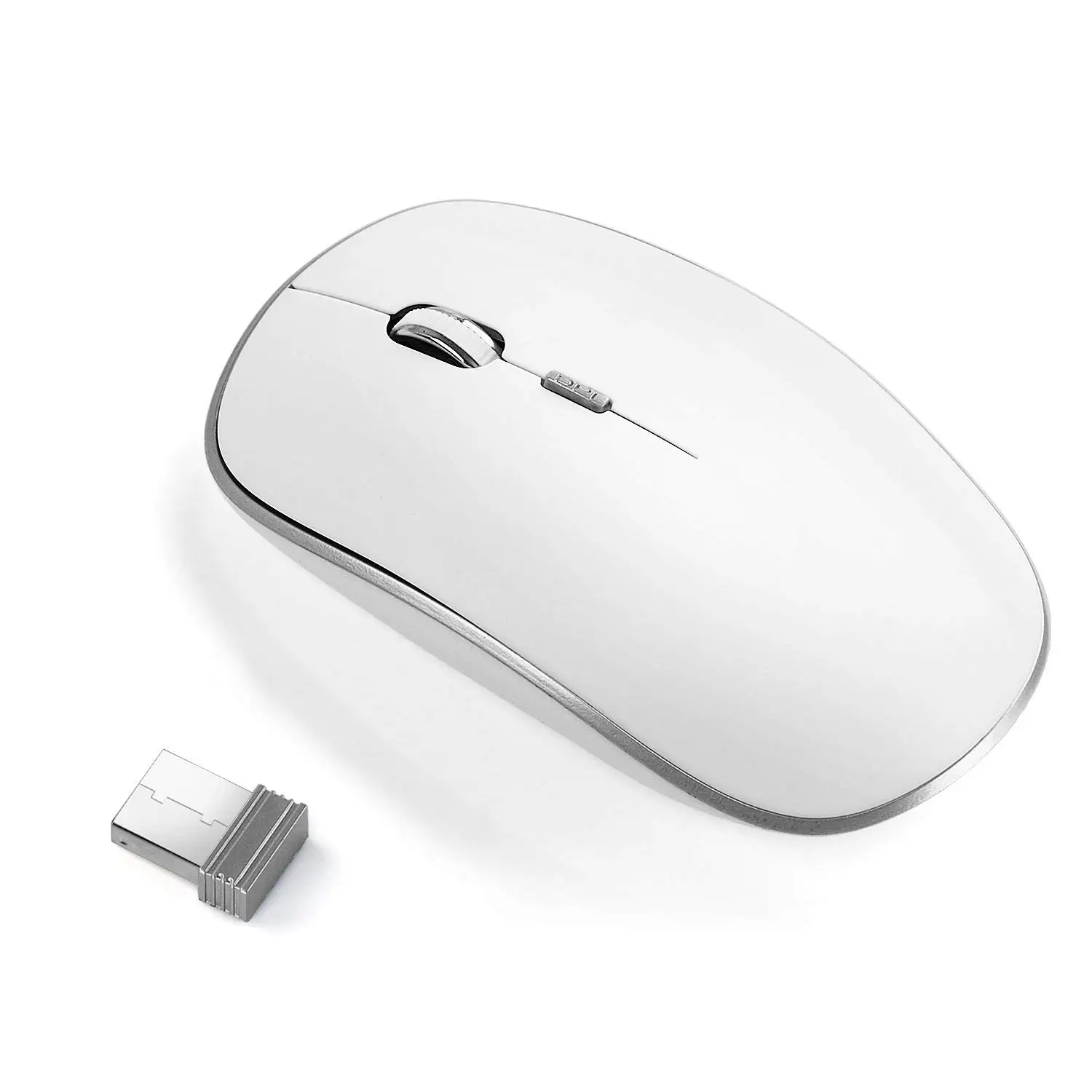 

Wireless Mouse for Laptop, 2.4G with USB Nano 2400 DPI Portable Mobile Optical Cordless Mouse Mice for Laptop, PC,Computer, Mac