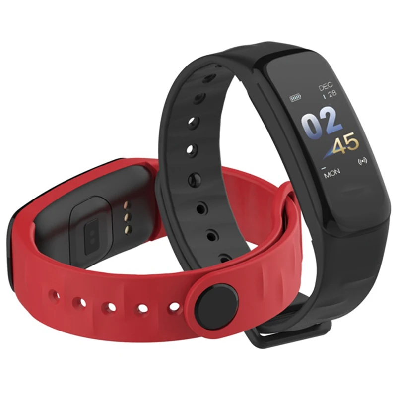 Шагомер Bluetooth 4,0 браслет для контроля сердечного ритма Встроенная антенна FPC цветной экран браслет для измерения артериального давления