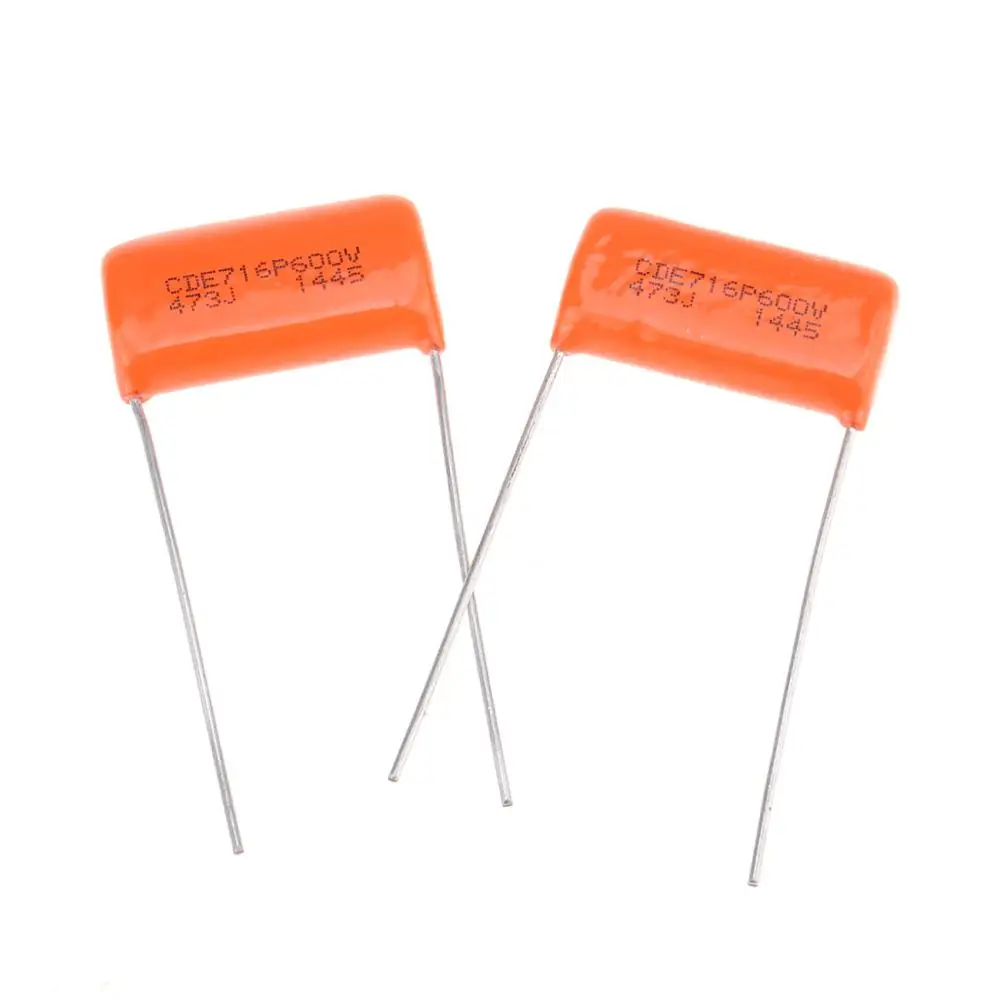 Конденсаторы CDE Sprague Orange Drop полипропиленовые колпачки 047 мкФ 716P 473J 600 В для гитары
