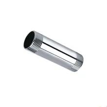 BSPT 1 DN25 Stainless Steel SS304 Male to Male Threaded Pipe Fittings Length 100mm-in Pipe Fittings from Home Improvem tanie i dobre opinie Mężczyzna Union Odlewania Równe Round