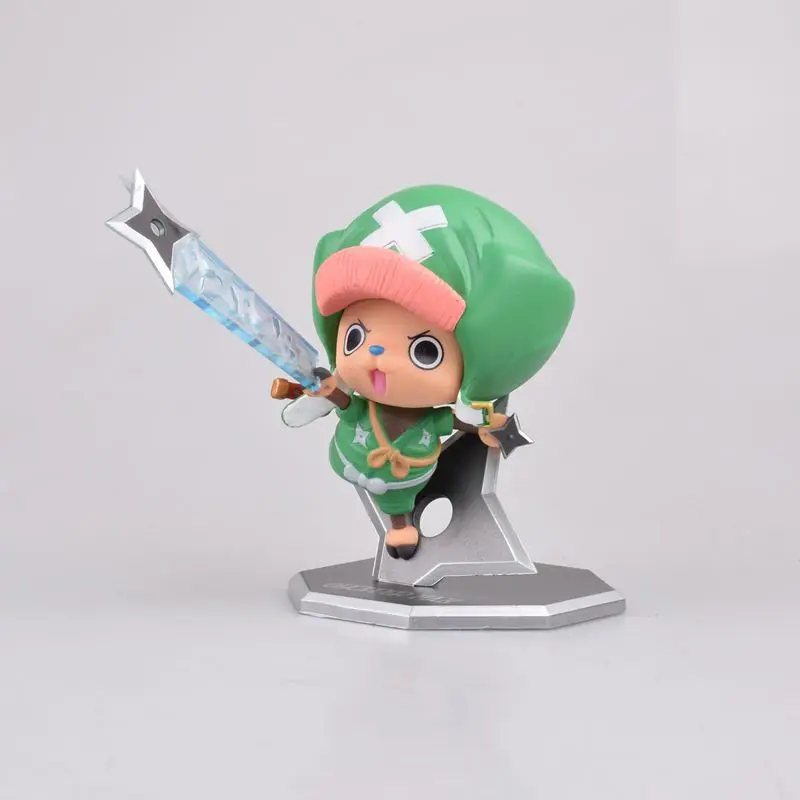 Аниме One Piece Tony Chopper Ninja Ver ПВХ фигурка Коллекционная модель куклы 11 см | Игрушки и