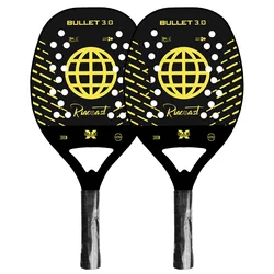 New 3K Racket Carbon Fiber Beach Tennis Racket Padel Professional Raquete De Beach Tennis Men and Women Outdoor Sports Equipment