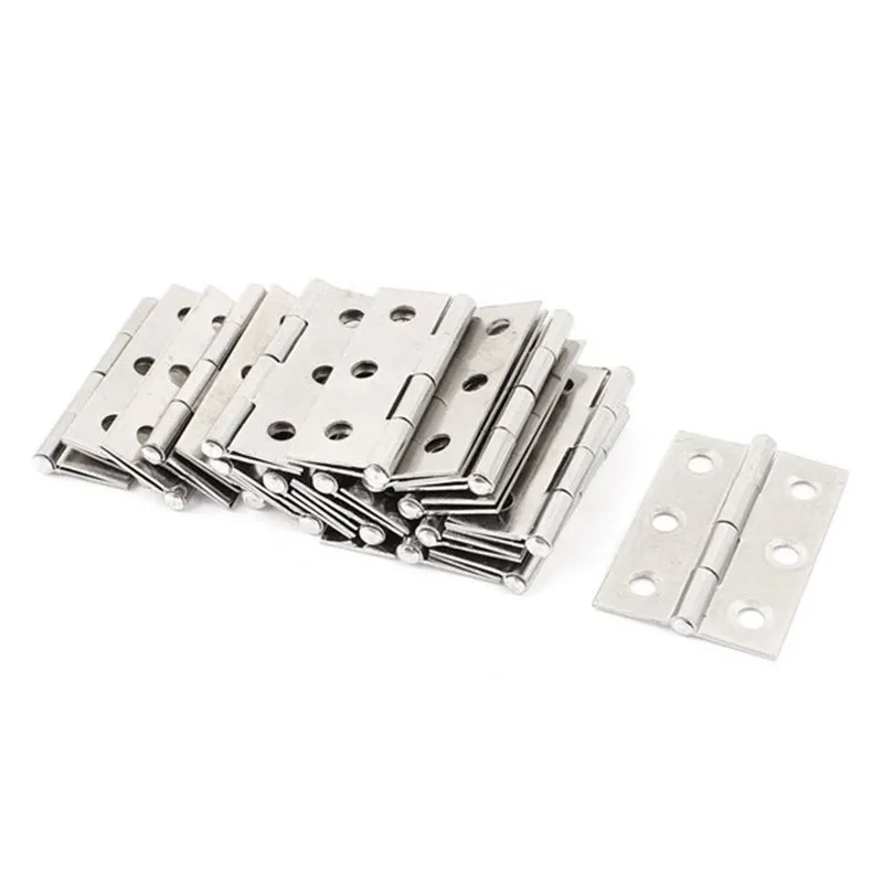

20 pcs stainless steel wardrobe cabinet door folded door hinge
