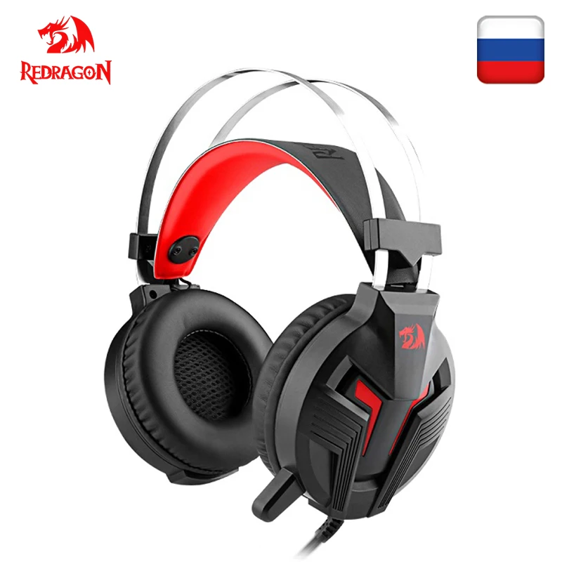 Игровая гарнитура Redragon H112 для геймера ПК PS4 переключатель Surround Pro Проводная
