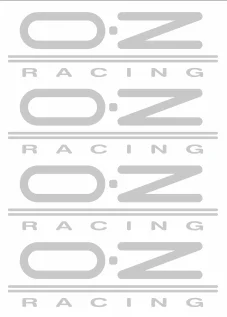 4 x OZ Racing Наклейка на обод колеса для O.Z ралли Ван спица для колеса Стикеры s авто тюнинг аксессуары для укладки волос - Название цвета: Silver OZ
