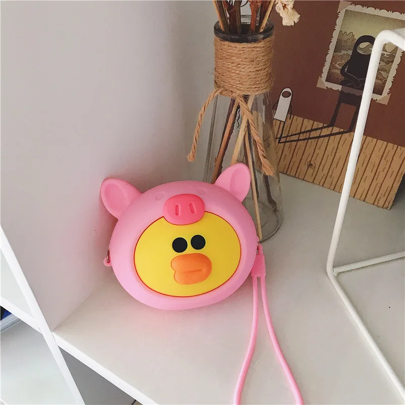 1218309 Q UNCLE горячая Распродажа Kawaii мультяшный Детский кошелек для монет сумки на молнии кошелек для девочек и женщин для подарка смешная сумка через плечо - Цвет: 1218309