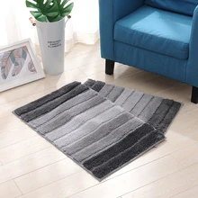 Indoor Anti-slip Bathroom Kitchen Floor Mat Microfiber Rug Carpet Living Room Bedroom Carpet Water Absorbent Machine Washable