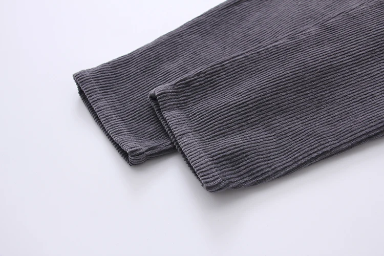 Corduroy pants winter new loose version of the retro velvet women Lunan pants DF545