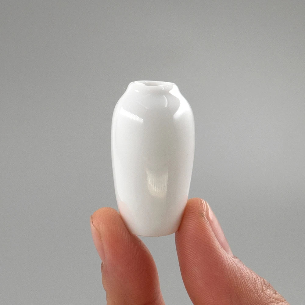 1pcs 1/12 Doll House Miniature Ceramic Flowerpot Simulation Furniture