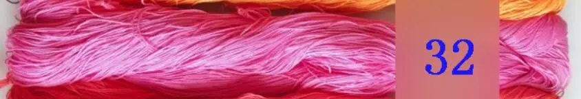 10 шт.* 50 г пряжа для вязания, кружевная шерстяная пряжа, машинная вязка, хлопковые нитки для вязания, хлопчатобумажная пряжа, нить для вышивания Т3 - Цвет: 32