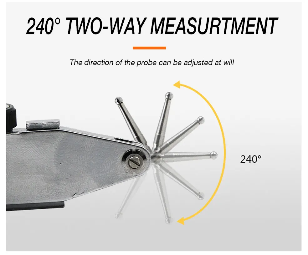 Точный калибровочный индикатор, точный метрический индикатор с креплением в виде ласточкиного хвоста 0-4 0,01 мм, измерительный инструмент