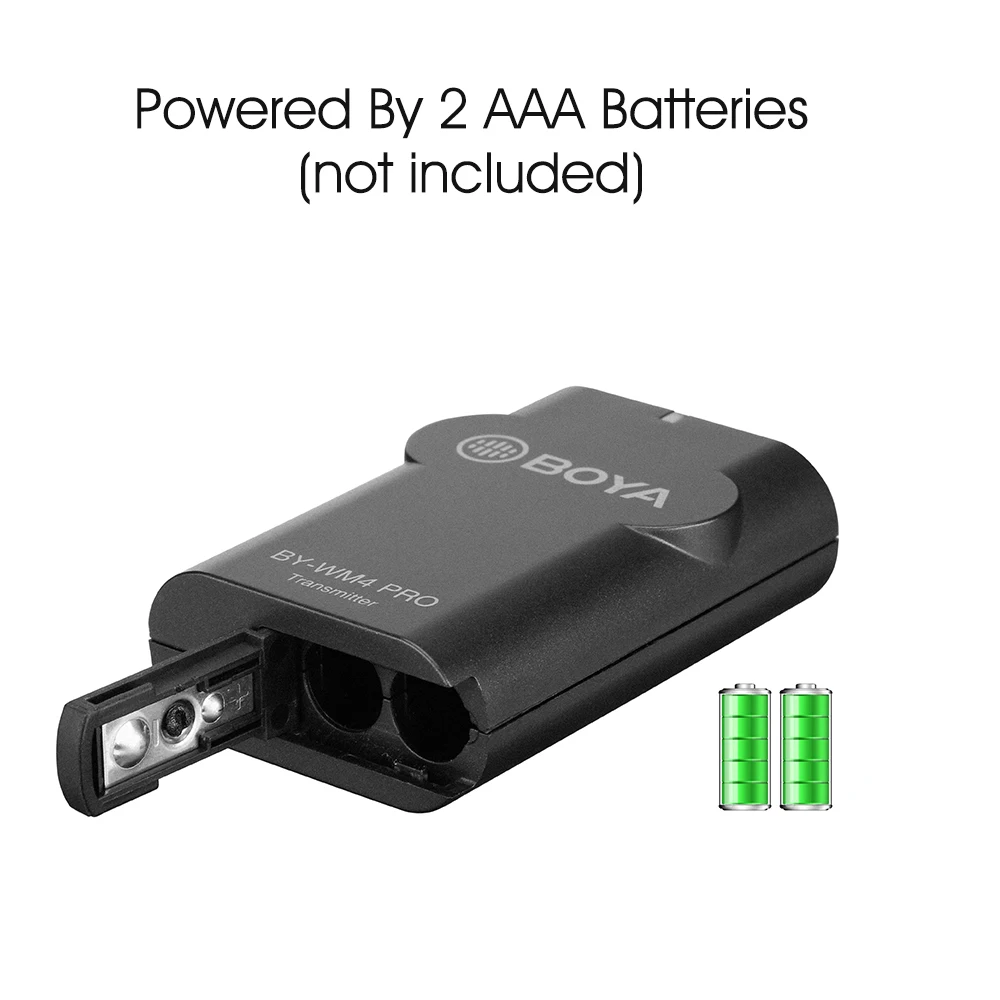 BOYA BY WM4 Pro K1 Портативная Беспроводная микрофонная система 2 4G (один передатчик +