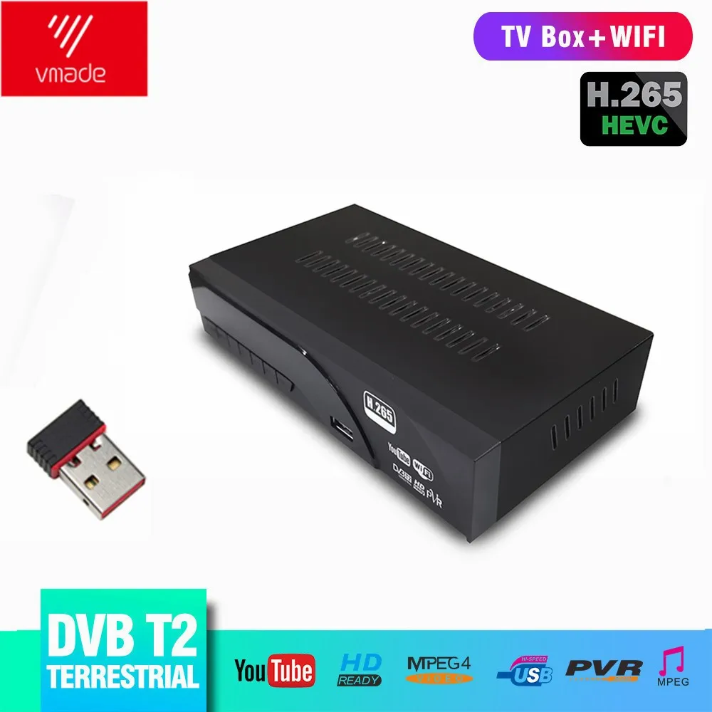 Цифровая наземная ТВ приставка Full HD DVB T2 8943 MPEG 2/4 H.265 1080p Поддержка PVR и YouTube приемник