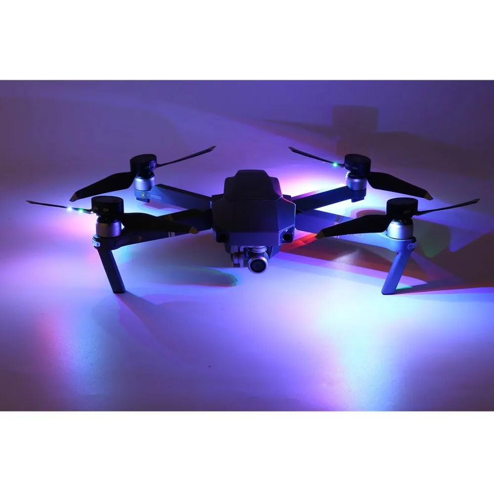 2 пары малошумных быстроразъемных пропеллеров для DJI Mavic Pro Platinum FPV Дрон с перезаряжаемым аккумулятором светодиодный фонарик CW CCW реквизит