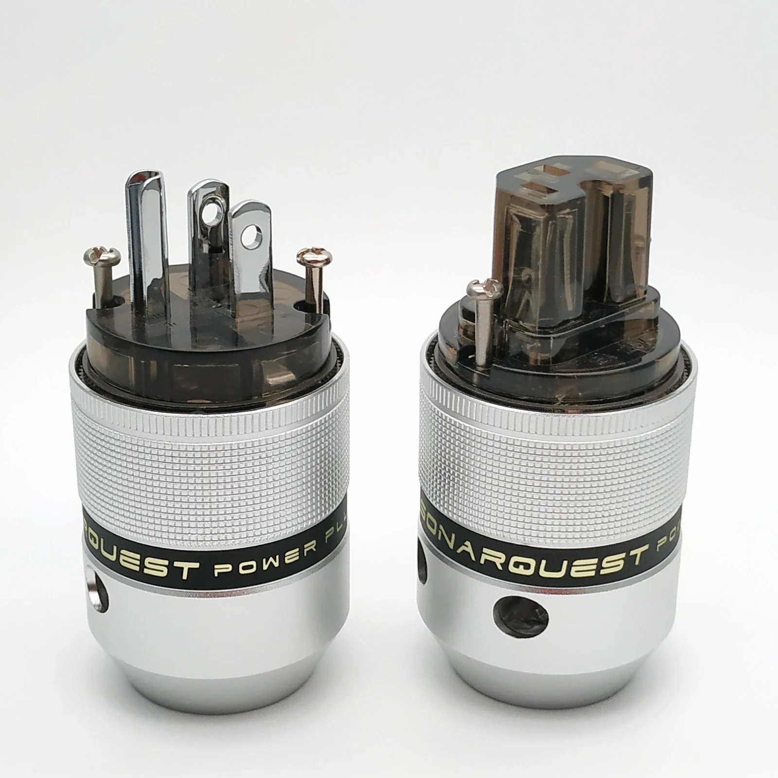 SONARQUEST Алюминий сплав P25-P(D) C25-P(D) High End родием нам Мощность Plug& IEC разъем для Hi-Fi аудиоусилитель