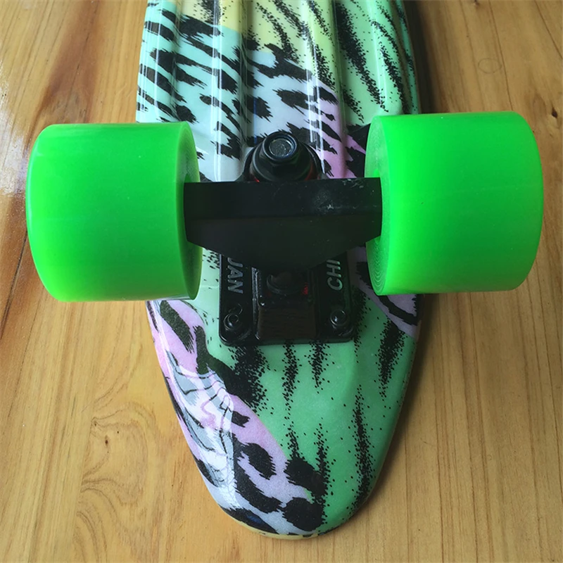 Леопардовая доска Penny Board Mini Cruiser Пластиковый Скейтборд 22 &quotX 6&quot ретро длинная