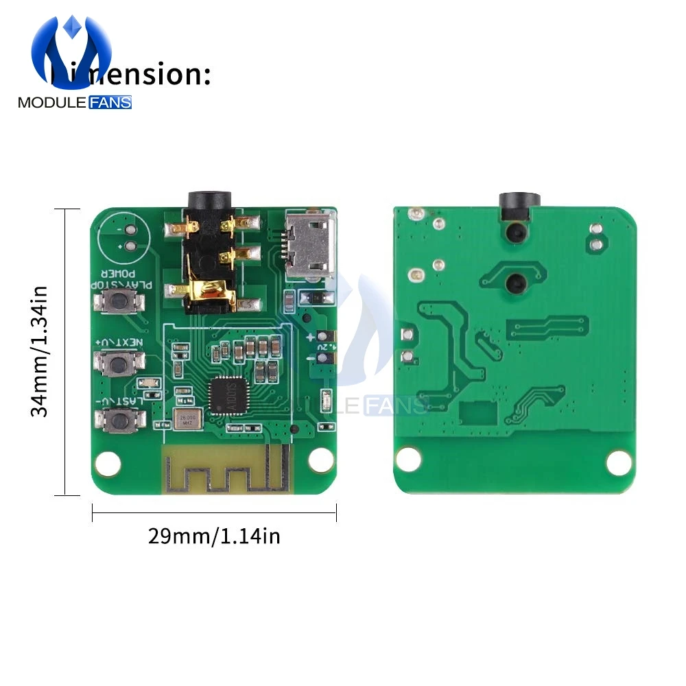 Bluetooth BLE V4.2 4 2 Беспроводная Hi Fi колонка модуль аудиоприемника Плата усилителя для
