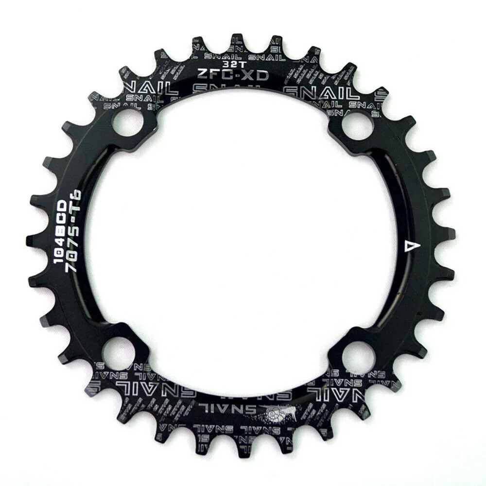 

SNAIL External Bearing 1pc Bicycle Chainwheel Ring Lightweight Round Oval Disc
