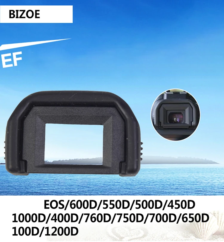 Bizoe Ef Camera Gomma Eyecup Oculare Mirino Per Canon Eos 400D 450D 500D 550D 300D 350D 1000D 1100D
