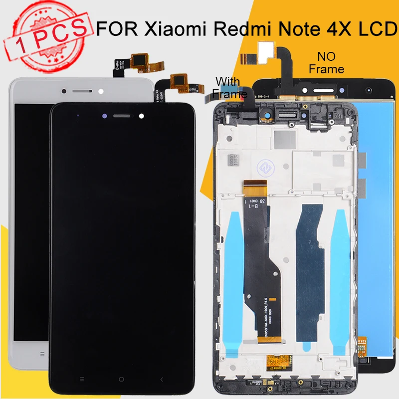 Dinamico 1 шт. 5 дюймов для Xiaomi RedMi Note 4X ЖК дисплей с сенсорным экраном дигитайзер