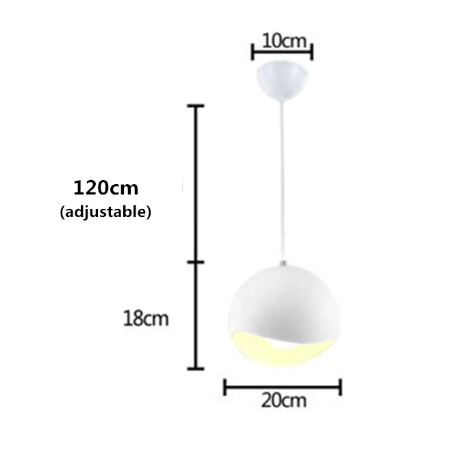 Billig 3 jahre garantie Macaron Metall Dome Retro Stil 4 farben Decke Anhänger Licht Schatten Lampenschirme Shades E27 basis Kunst kronleuchter