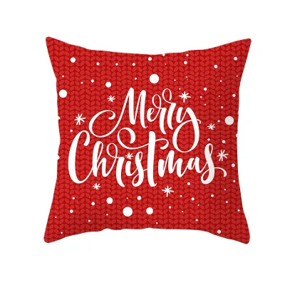 ZENGIA Christmas Throw Pillows Merry Christmas Cushion Covers Decorative Pillows for Sofa Christmas Decorations Home Pillowcase