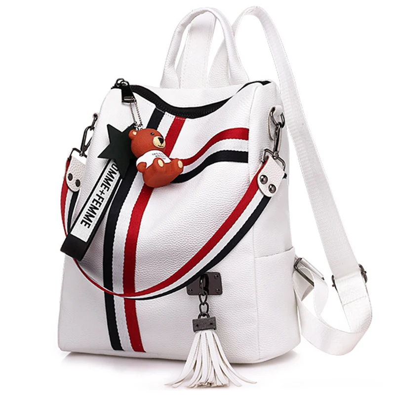 Женский Ретро Модный Рюкзак на молнии из искусственной кожи, школьная сумка, подростковые школьные сумки Молодежные сумки для женщин