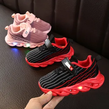 

kids shoes Baby Girls Boys Breathable LED Luminous Sport Shoes Sneakers Sport shoes tennis baby