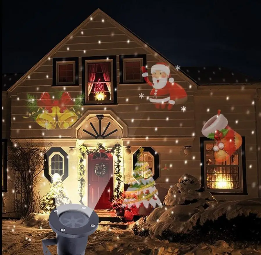 

Waterproof Moving Laser Projector Lamps 12 Patterns LED Stage Light For Christmas New year Party Light Landscape Garden Lamp