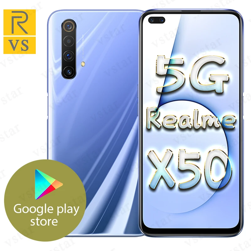 Оригинал Realme X50 5G мобильный телефон 6,57 дюймов Snapdragon 76 5G 5G Восьмиядерный Android 10 SA/NSA NFC Смартфон|Смартфоны и мобильные телефоны|   | АлиЭкспресс