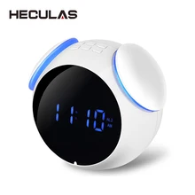 HECULAS Bluetooth 4,2 радио цифровой будильник Handfree звонки динамик Поддержка TF карты воспроизведения Aux вход