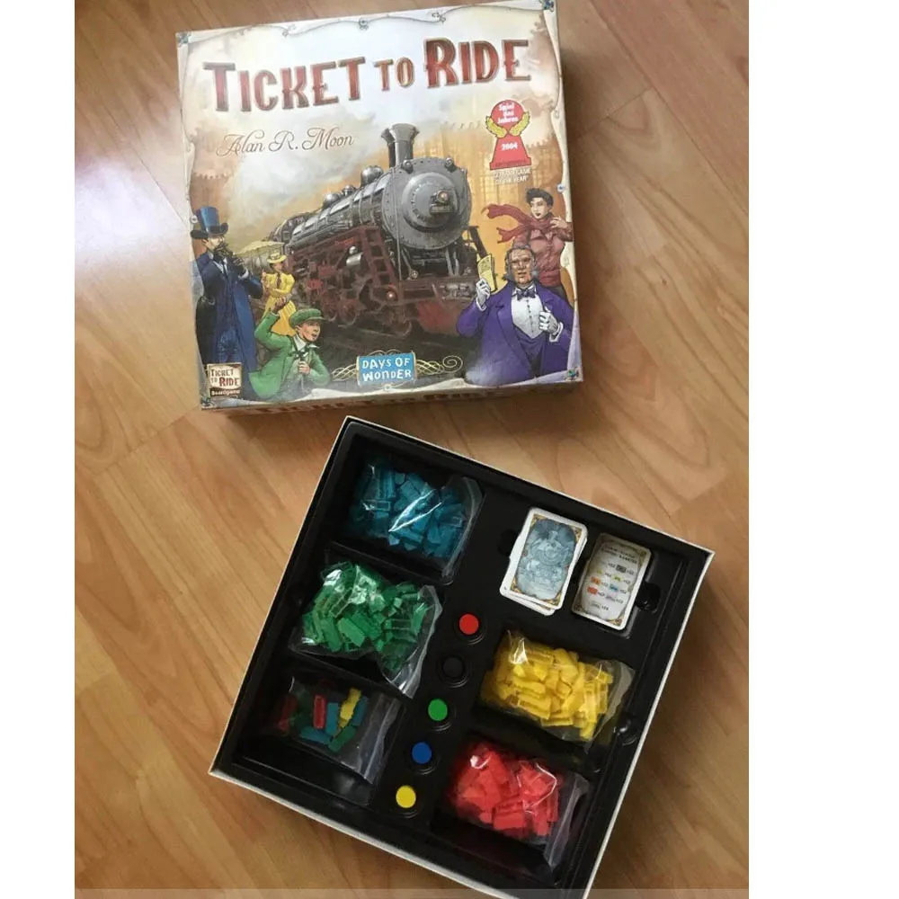 Ticket To Ride Board Game Day Of Wonder Card Game Trade Party Deck Game Family Friends Entertainment Party Playing Card Games Ticket To Ride Board Game Day Of Wonder Card Game Trade Party Deck Game Family Friends Entertainment Party Playing Card Games