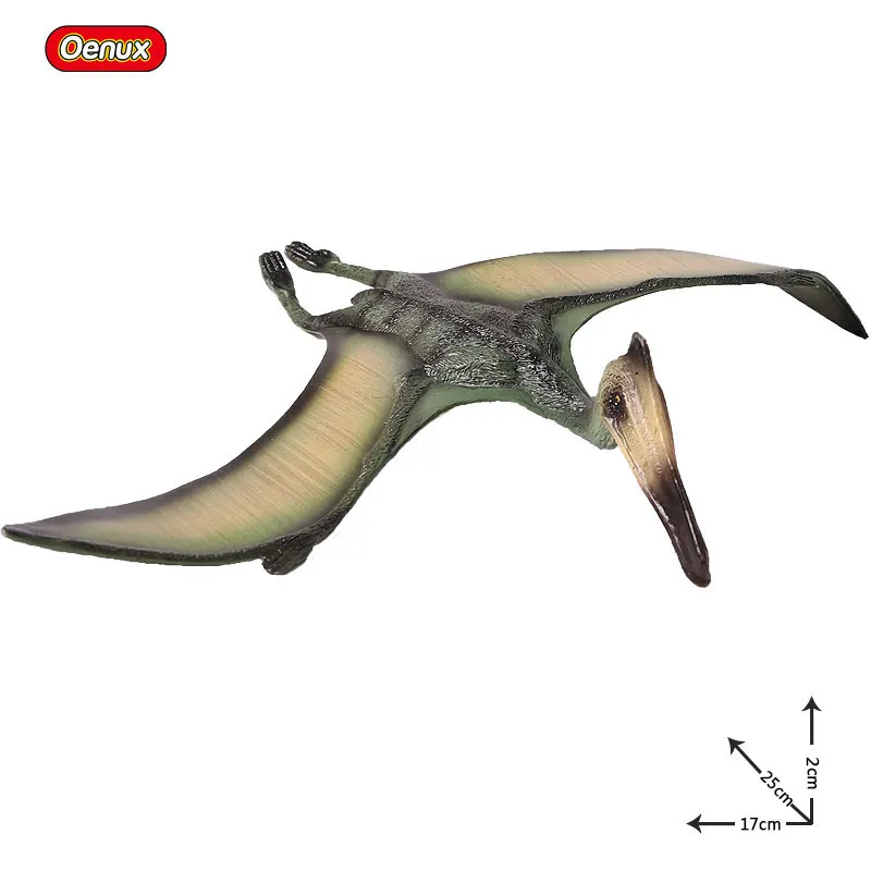 Oenux классический Юрский птеродактил Хищник фигурки Quetzalcoatlus динозавр животные модель ПВХ Коллекция детская игрушка - Цвет: without box