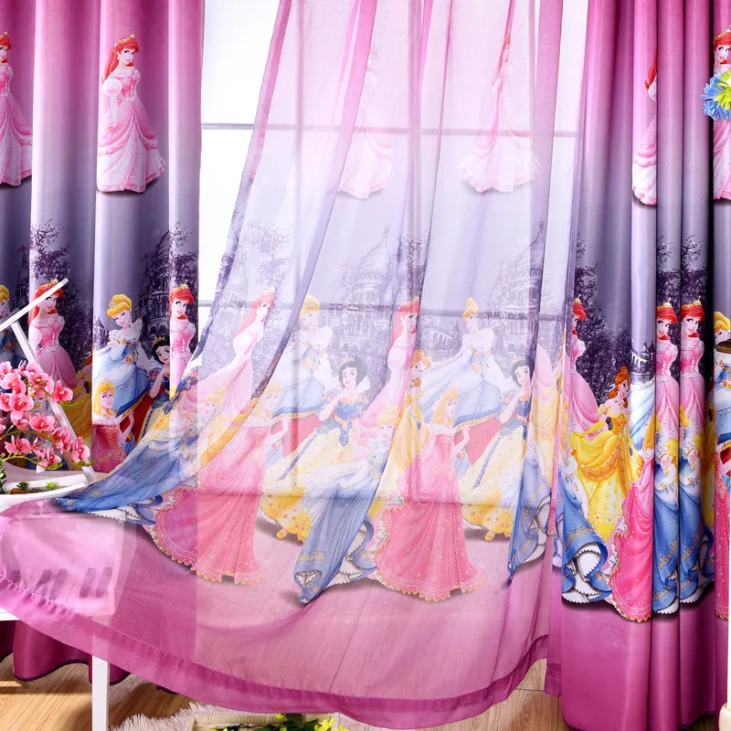Последний корейский розовый цвет мечта принцесса дизайн мультфильм шторы для детей девочек гостиная спальня оттенок Cortina индивидуальный размер