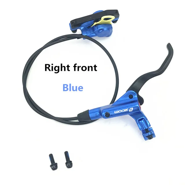 Blue Right front ZOOM HB-875, горный велосипед, гидравлический тормоз, масло, тормоза, дисковые тормоза, за пределами M395/447, масляный диск, новинка - Цвет: Blue Right front