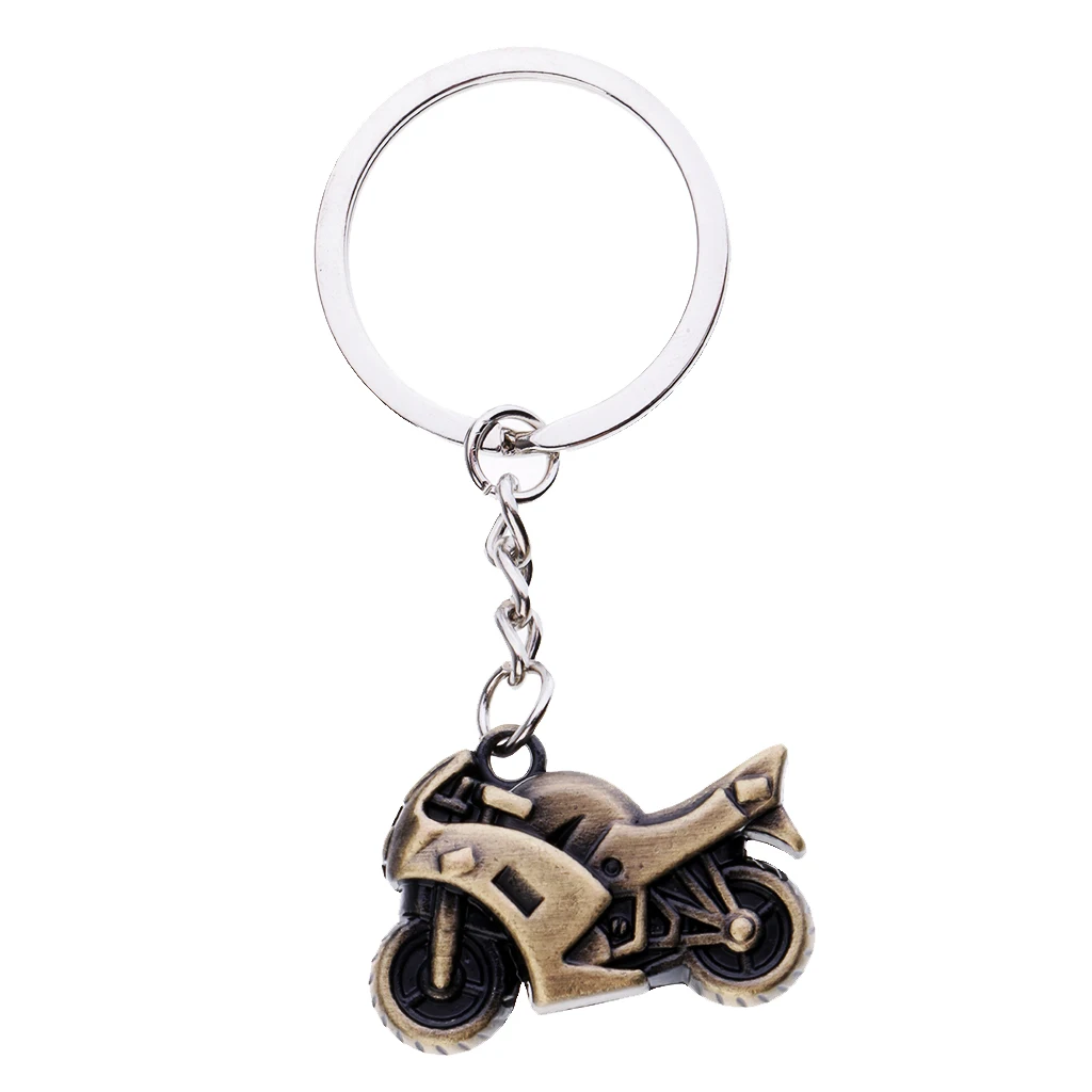 Creative Classic Motorbike Keychain Keyholder Charms Pendant for Men Women