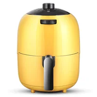 Household Air Fryer Portable Smart Fries Maker 2L Large Capacity Multifunctional Low Smoke Oven Electric Fryer 2