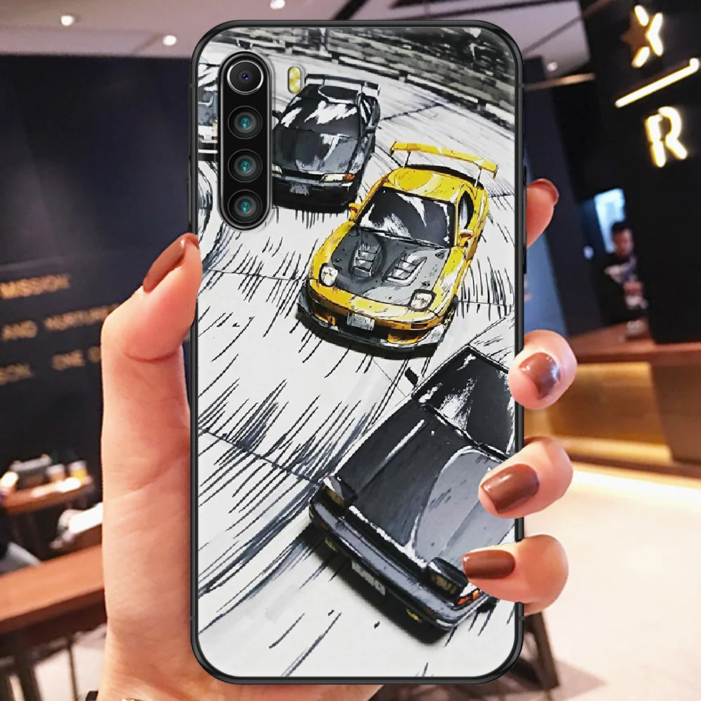 best phone cases for xiaomi JDM Japanese domestic market Car Phone case For Xiaomi Redmi Note 7 7A 8 8T 9 9A 9S K30 Pro Ultra black fashion funda painting cases for xiaomi blue Cases For Xiaomi