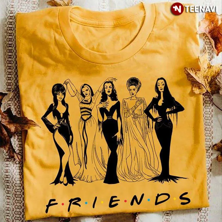 Невеста Франкенштейна Лилия Мунстер Elvira Morticia Addams Friends футболка|Футболки| |